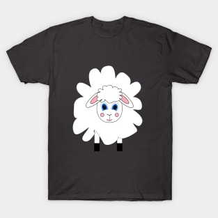 cute sheep on the meadow T-Shirt